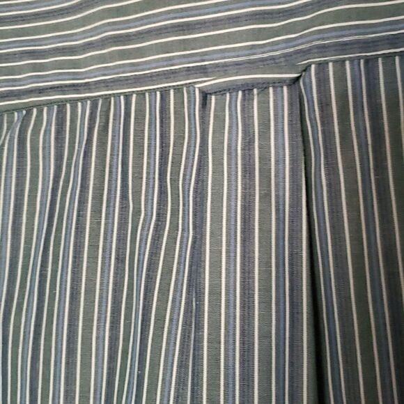 Chaps Men's Striped Button Down Shirt Size Large - Picture 6 of 9